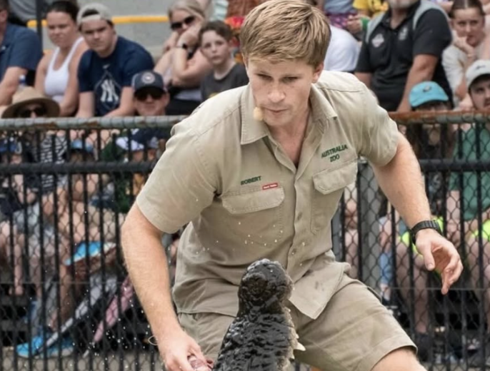 Robert Irwin 'death-rolled' by 14ft crocodile he named after Jimmy Fallon