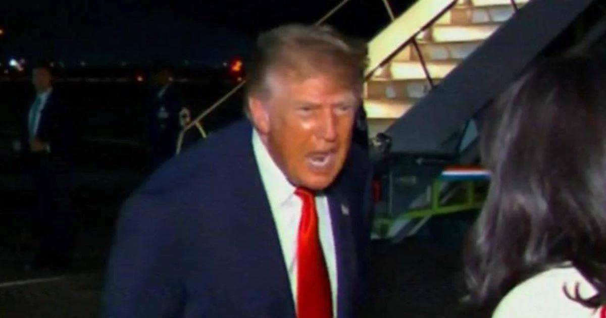Trump snaps "not you" at ABC reporter questioning $5,000 payment pledge