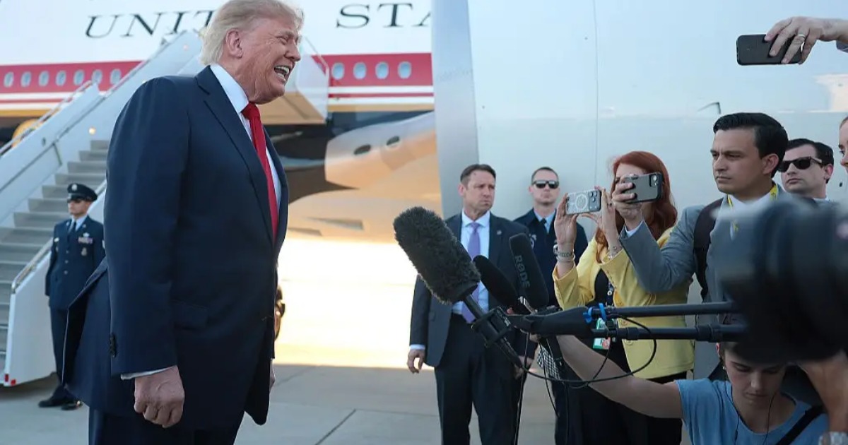 White House responds furiously after President Trump's "bulge" sparks online debate