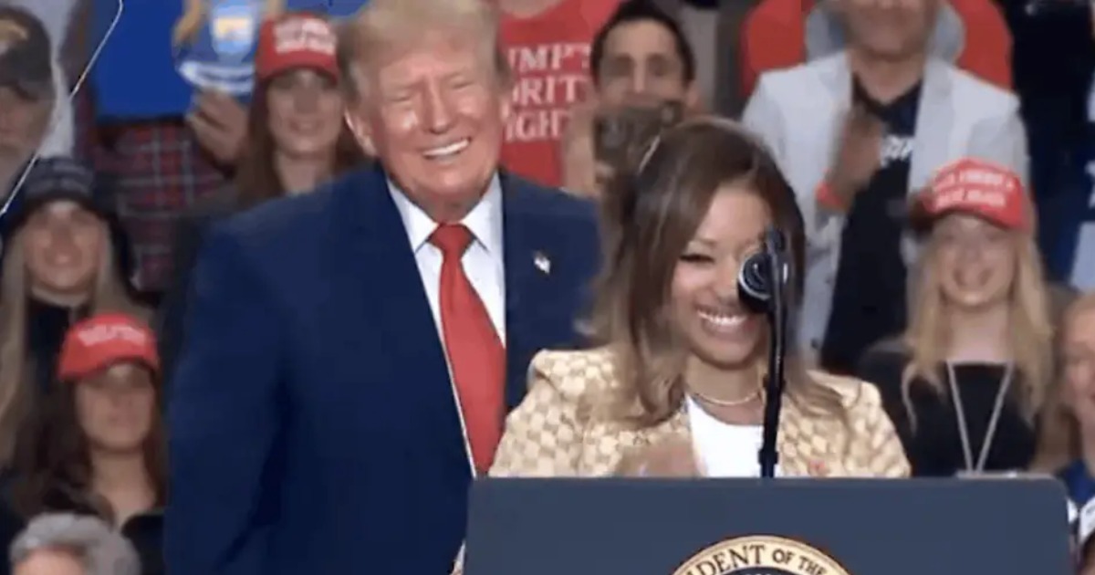 Donald Trump branded 'disgusting' by viewers over interaction with Nicki Minaj at Michigan rally